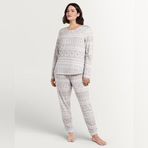 Reitman’s Fair Isle Pyjama Set Size 2x NWT